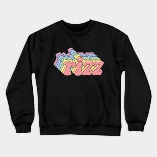 W Rizz Pastel Retro Crewneck Sweatshirt